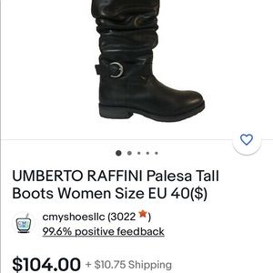 Umberto Raffini Black boots